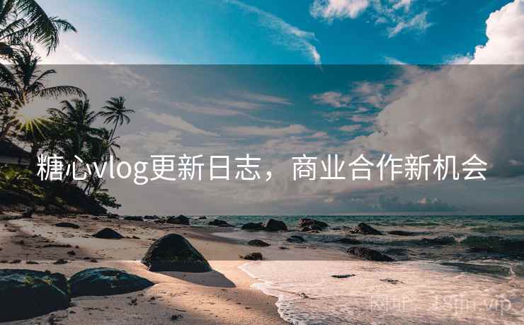 糖心vlog更新日志,商业合作新机会