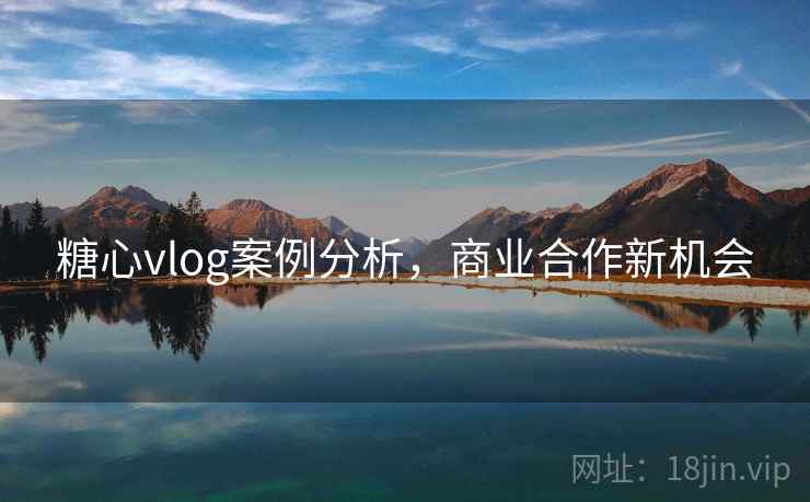糖心vlog案例分析,商业合作新机会